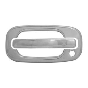 2002 GMC Sierra 1500 Hd Door Handle Cover Kit, Stainless Steel With Passenger Key Hole, 8 Piece, Including Door Handle/Housing