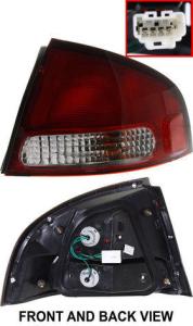 2000 Nissan Sentra Tail Light, Passenger Side