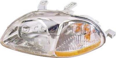 1997 Honda Civic Headlight, Driver Side