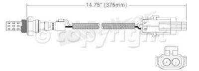 1980 Oldsmobile Cutlass Cruiser Oxygen Sensor, Driver Side