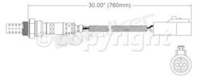 1996 Mazda B4000 Oxygen Sensor, Driver Side