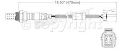 2001 Acura NSX Oxygen Sensor, Rear
