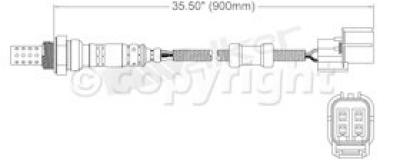 2001 Acura NSX Oxygen Sensor, Front