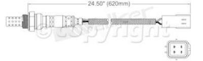 2002 Mazda Millenia Oxygen Sensor, Rear