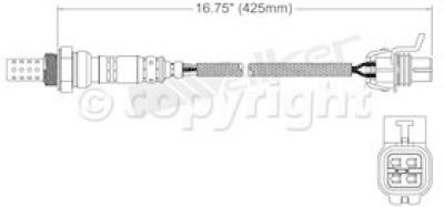 2005 Buick Rainier Oxygen Sensor, Driver Side