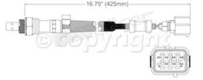 2005 Acura RL Oxygen Sensor, Rear
