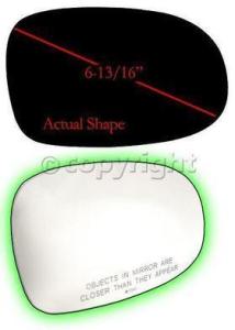 1997 Acura CL Mirror Glass, Passenger Side