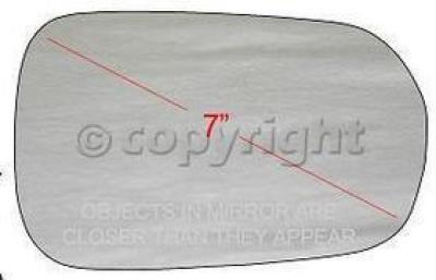 2001 Acura CL Mirror Glass, Passenger Side
