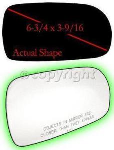 1993 Acura Legend Mirror Glass, Passenger Side