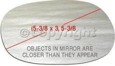 1980 Oldsmobile Omega Mirror Glass, Passenger Side