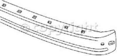 1990 Chevrolet Astro Bumper, Front