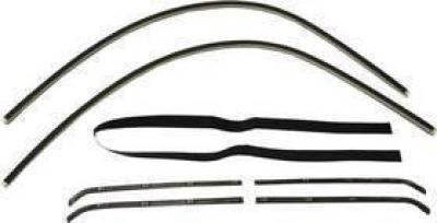 1963 GMC Suburban Beltline Weatherstrip, Front