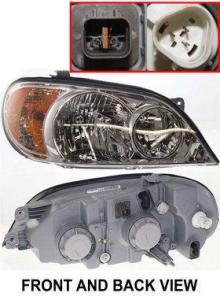 2005 KIA Sedona Headlight, Passenger Side