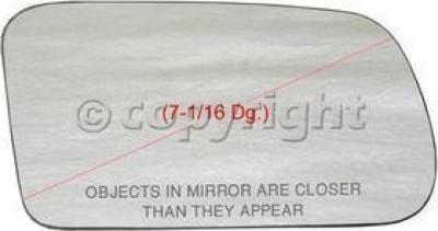 1990 Nissan Axxess Mirror Glass, Passenger Side