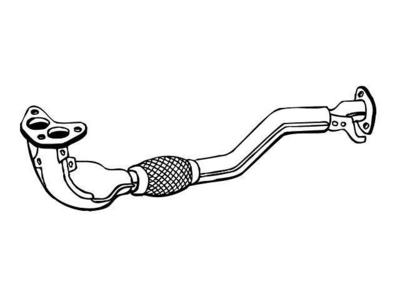 1995 Hyundai Elantra 4Dr & 5Dr Header Pipe