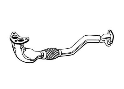 2000 Hyundai Elantra 4Dr & 5Dr Header Pipe