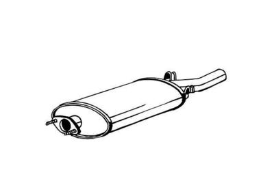 1990 Saab 9000 Muffler