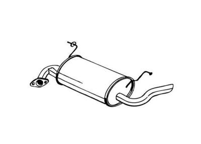 1994 Subaru Justy Muffler