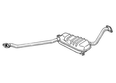 1994 Saab 9000 Muffler