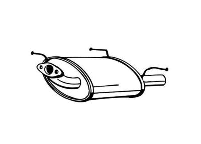 1998 Nissan Sentra Muffler