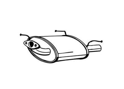 1997 Nissan Altima Muffler