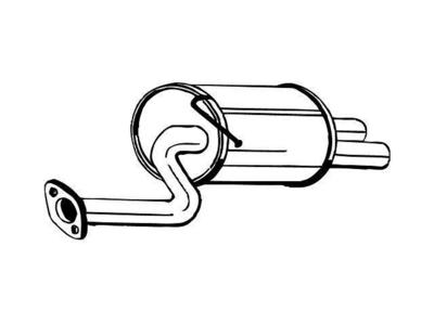 1996 Nissan 300ZX Muffler