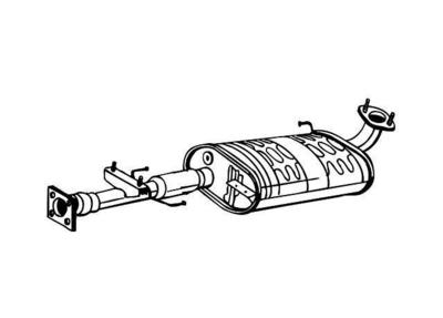 1997 Isuzu Trooper Sport Utilty Muffler