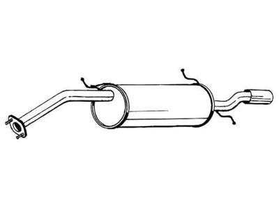 1997 Ford Probe Muffler