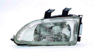 1995 Honda Civic Head Lamp Assembly, Driver Side