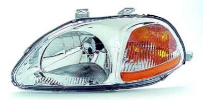 1998 Honda Civic Head Lamp Combination, Driver Side