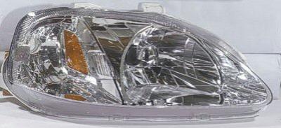 2000 Honda Civic Head Lamp Combination, Passenger Side