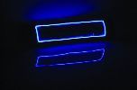 Flame SPEED-GLO Blue Filament Seat Belt Shoulder Pad