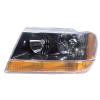 Head Lamp Lens & Housing Combination, Driver Side