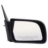 Power Non Heated Mirror Driver Side Assembly
