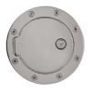 Billet Aluminum Fuel Door, Chrome Plated With Lock