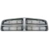 Imposter Grille Overlay, Chrome Plated ABS, 5 Piece