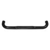 3 In. Round Step Bar, Black Powder Coat Steel