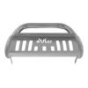 3 In. Bull Bar, With Slid Plate, Holds 2 Lights, Stainless Steel