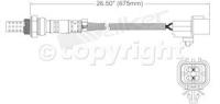 Oxygen Sensor, Driver Side