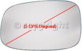 Mirror Glass, Driver Or Passenger Side