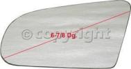 Mirror Glass, Driver Side
