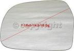 Mirror Glass, Driver Side