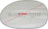 Mirror Glass, Driver Side