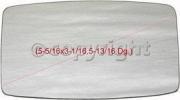 Mirror Glass, Driver Or Passenger Side