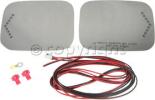 Turn Signal Mirror Glass, Driver And Passenger Side