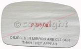 Mirror Glass, Passenger Side