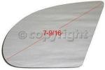 Mirror Glass, Driver Side
