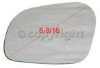 Mirror Glass, Driver Side