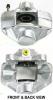 Brake Caliper, Rear, Driver Side
