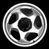 17" x 8" Alloy Wheel, Driver Side
